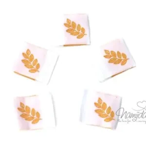 Must-Have 5 STCK. ♥ NAMIJDA EP WEBETIKETTEN - HERBSTLIEBE HERBSTZWEIG ♥