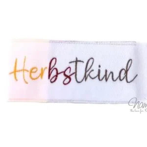 1 STCK. ♥ XL NAMIJDA EP WEBETIKETTEN - HERBSTKIND / HERBSTLIEBE ♥ Großhandel