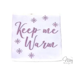 1 STCK. ♥ XL NAMIJDA EP WEBETIKETTEN - KEEP ME WARM ♥ Knallerangebot