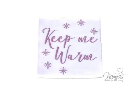 1 STCK. ♥ XL NAMIJDA EP WEBETIKETTEN – KEEP ME WARM ♥ Knallerangebot