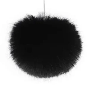 1 Stück XL FeLLbommel - SCHWARZ - 11cm Preisknaller