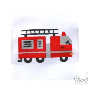 Highlight 1 STCK. ♥ XL NAMIJDA EP WEBETIKETTEN - FEUERWEHR - WEISS ♥