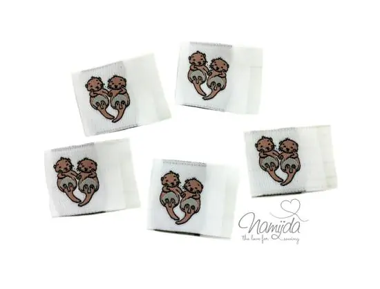 Bestpreis 5 STCK. ♥ NAMIJDA EP WEBETIKETTEN – OTTER ♥