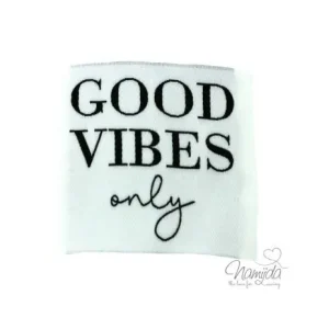 1 STCK. ♥ XL NAMIJDA EP WEBETIKETTEN - GOOD VIBES only ♥ Top-Preis