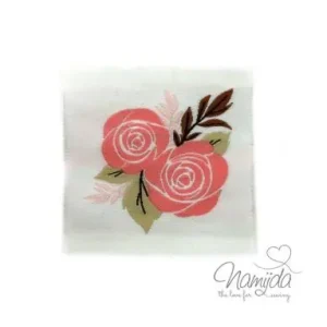 Angebot 1 STCK. ♥ XL NAMIJDA EP WEBETIKETTEN - RoSEN - WEISS ♥