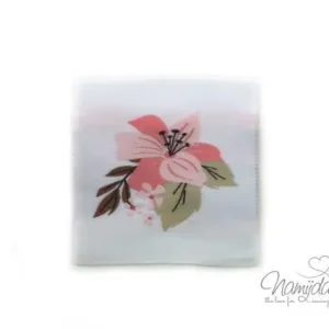 1 STCK. ♥ XL NAMIJDA EP WEBETIKETTEN - LiLIE - WEISS ♥ Sonderangebot