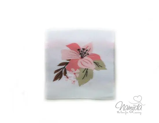 1 STCK. ♥ XL NAMIJDA EP WEBETIKETTEN – LiLIE – WEISS ♥ Sonderangebot