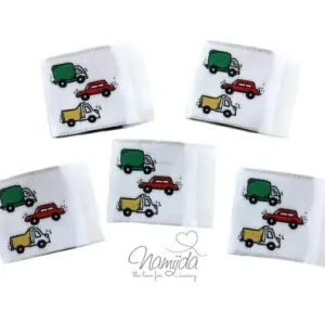 Sichere Zahlung 5 STCK. ♥ NAMIJDA EP WEBETIKETTEN - FAHRZEUGE ♥