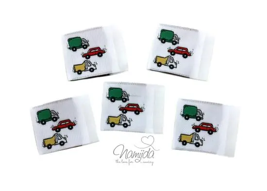 Sichere Zahlung 5 STCK. ♥ NAMIJDA EP WEBETIKETTEN – FAHRZEUGE ♥