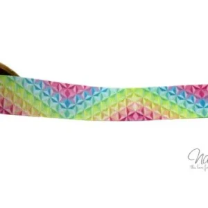 Online Kaufen 1 MTR. RIPSBAND / WEBBAND RAINBOW - 25mm