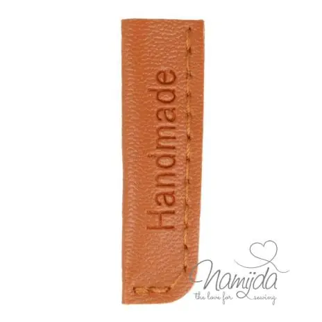 1 STÜCK KUNSTLEDER KORDELENDE – Handmade – BRAUN – 4-6mm Knallerangebot