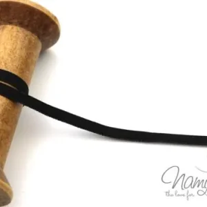 Solange Der Vorrat Reicht 1 MTR. Soft Gummiband 10mm - SCHWARZ