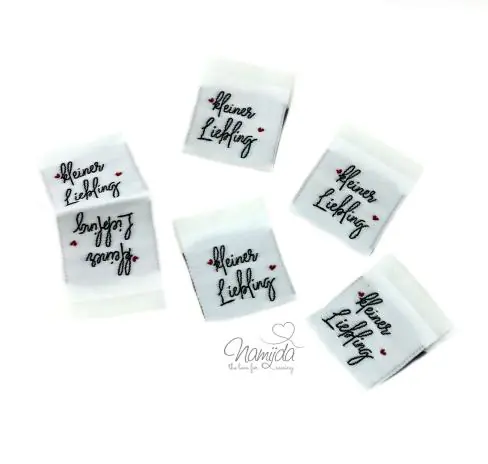 5 STCK. ♥ NAMIJDA EP WEBETIKETTEN – kleiner Liebling ♥ Ab Werk