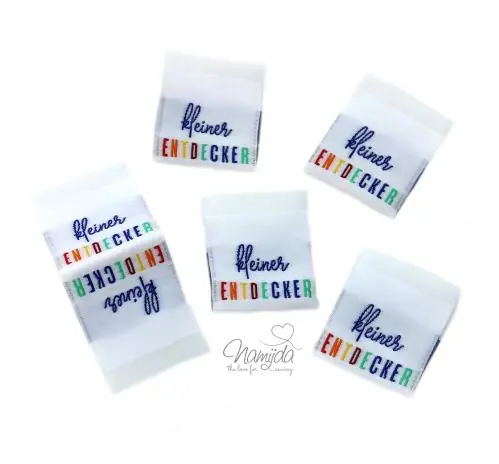 5 STCK. ♥ NAMIJDA EP WEBETIKETTEN – KLeiNER ENTDECKER ♥ Nur Heute