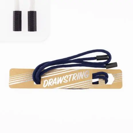 Markenprodukt 1 STCK. ♥ Drawstring Hoodiekordel – Dunkel Blau – 5mm + 2 STCK. Kordelstopper schwarz ♥