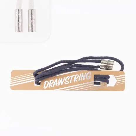 Preiswert 1 STCK. ♥ Drawstring Hoodiekordel – Dunkel Grau – 5mm + 2 STCK. Kordelstopper silber ♥