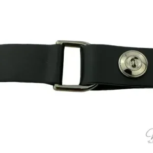 Schnäppchen 1 Stück ♥ SCHNALLENVERSCHLUSS - Druckknopf - 11cm - zweiteilig - SCHWARZ ♥