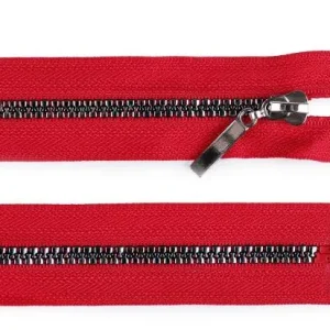 1 Stück Jacken Reißverschluss RAINBOW - 70cm - teilbar - rot Markenprodukt