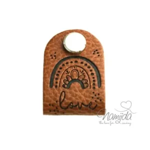 1 Stück - KNiCK MiCH KuNSTLEDER LABEL - LOVE + KuPFER VERNICKELTE SCHRAUBE Jetzt Zugreifen