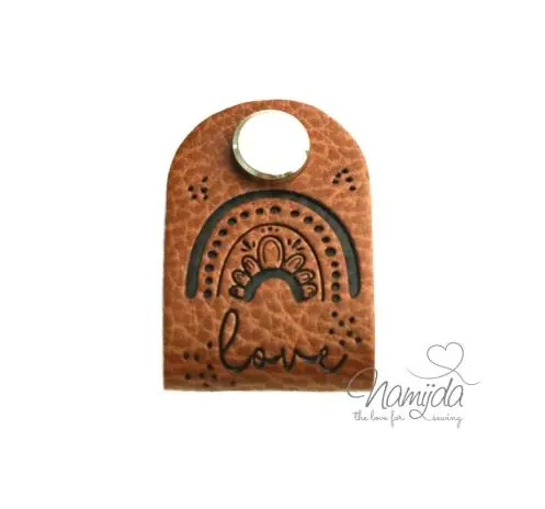 1 Stück – KNiCK MiCH KuNSTLEDER LABEL – LOVE + KuPFER VERNICKELTE SCHRAUBE Jetzt Zugreifen