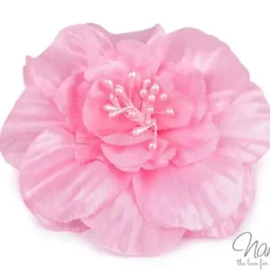 1 Stck. ♥ BLüTEN BRoSCHE RoSA - 10cm ♥ Aktuell