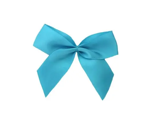 Limited Edition 1 Stück – XL SATIN SCHLEIFE – TÜRKIS – 6,5cm –