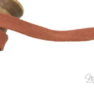 1 MTR. ♥ Kordel, Band - flach - ROST - 1,5 cm♥ Neu Im Sortiment