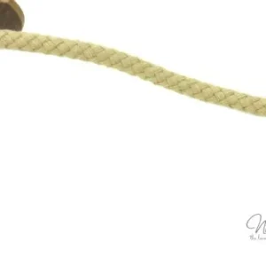 1 MTR. ♥ Geflochtene Hoodie Kordel BEIGE 8mm ♥ Ausverkauf