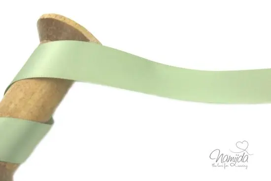 Preisknaller 1 MTR. SATINBAND KHAKI LIGHT – 22mm