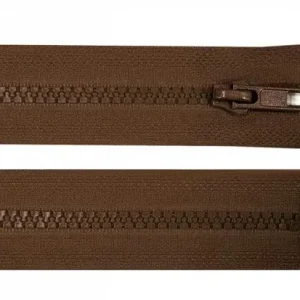 Ausverkauf 1 Stück Jacken Reißverschluss BRAUN - 30cm - teilbar