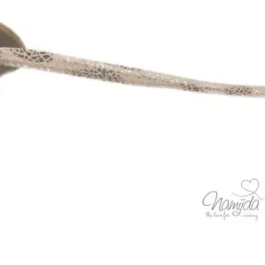 Top-Angebot 1 MTR. SNAKE SCHIMMER KuNSTLEDER KORDEL ROSE - 7mm