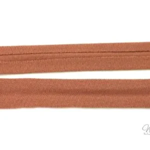 Schneller Versand 1 MTR. ♥ Elastisches Jersey Schrägband - HELLBRAUN ♥