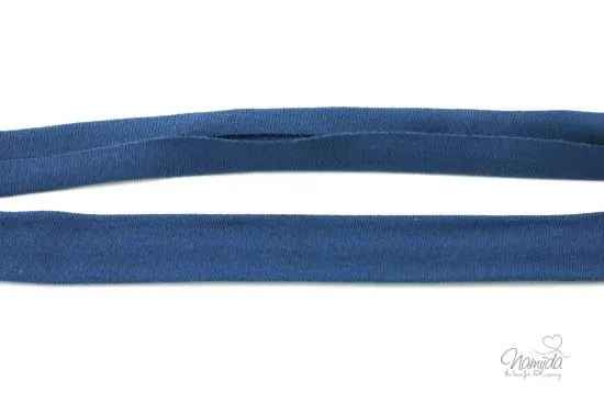 1 MTR. ♥ Elastisches Jersey Schrägband – JEANS ♥ Highlight