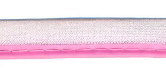 ACHTUNG 1 MTR. Stücker ♥ REFLEKTOR Paspelband RoSA ♥ Echt