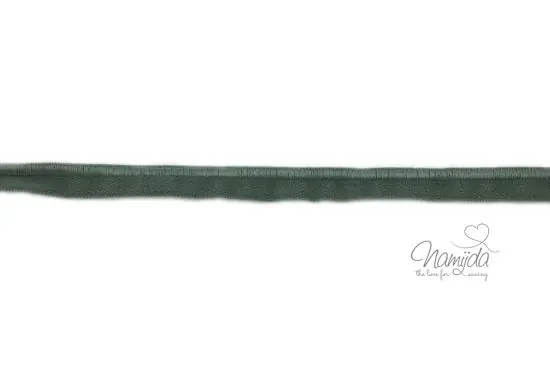 1 MTR. ♥ Paspelband KHAKI ♥ elastisch Top-Angebot