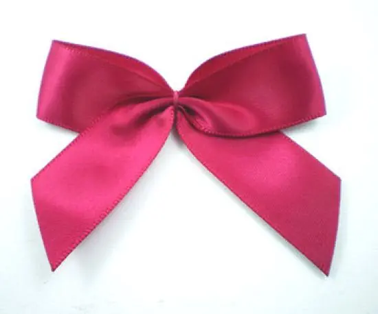 Top-Angebot 1 Stück – XL SATIN SCHLeife – RoSEWINE – 6,5cm