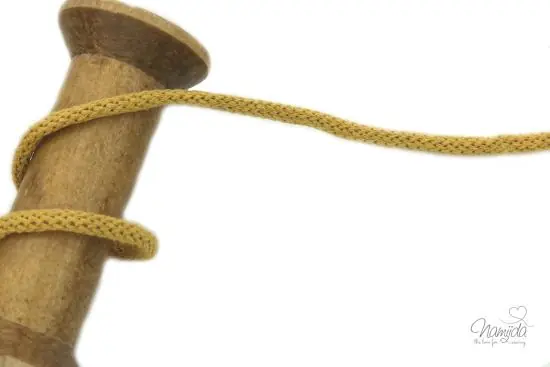 Beliebt 1 MTR. ♥ SuPER WeiCHE Hoodiekordel SENF – 5mm ♥