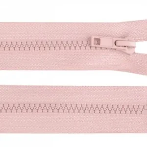 Neue Ware 1 Stück Jacken Reißverschluss ROSE - 50cm - teilbar