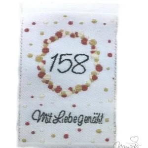 1 STCK. ♥ NAMIJDA EP GRößENLABELS - GRößE 158 - UNI ♥ Kracherpreis