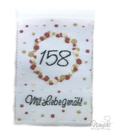 1 STCK. ♥ NAMIJDA EP GRößENLABELS – GRößE 158 – UNI ♥ Kracherpreis