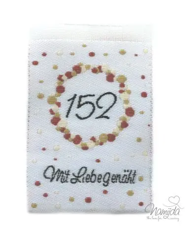 Letzte Chance 1 STCK. ♥ NAMIJDA EP GRößENLABELS – GRößE 152 – UNI ♥