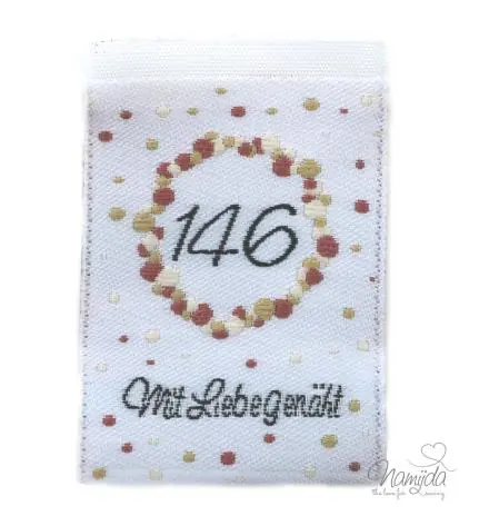 1 STCK. ♥ NAMIJDA EP GRößENLABELS – GRößE 146 – UNI ♥ Sichere Zahlung