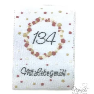Preiswert 1 STCK. ♥ NAMIJDA EP GRößENLABELS - GRößE 134 - UNI ♥