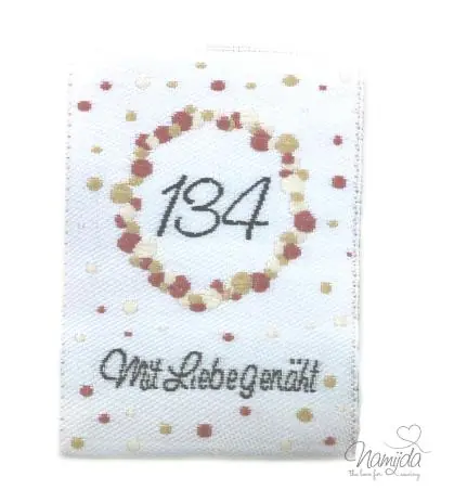 Preiswert 1 STCK. ♥ NAMIJDA EP GRößENLABELS – GRößE 134 – UNI ♥