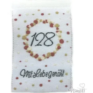 1 STCK. ♥ NAMIJDA EP GRößENLABELS - GRößE 128 - UNI ♥ Bestseller