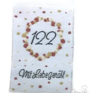 Neue Ware 1 STCK. ♥ NAMIJDA EP GRößENLABELS - GRößE 122 - UNI ♥