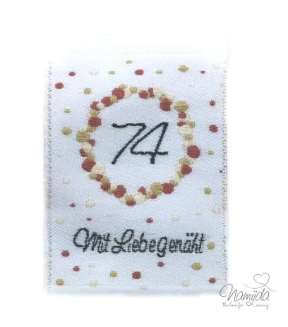 Preis Gesenkt 1 STCK. ♥ NAMIJDA EP GRößENLABELS – GRößE 74 – UNI ♥