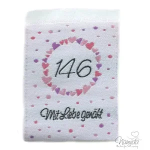 1 STCK. ♥ NAMIJDA EP GRößENLABELS - GRößE 146 - MÄDCHEN ♥ Exklusiv
