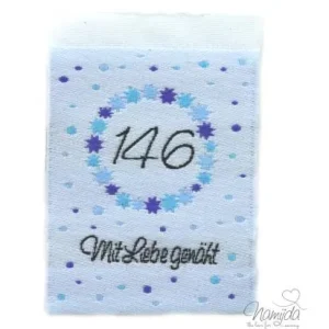 1 STCK. ♥ NAMIJDA EP GRößENLABELS - GRößE 146 - JUNGE ♥ Preisreduziert