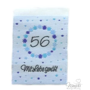 1 STCK. ♥ NAMIJDA EP GRößENLABELS - GRößE 56 - JUNGE ♥ Preis Gesenkt